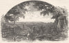 SOMT. Entry to Sedgemoor from Chedzoy 1898 old antique vintage print picture