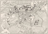 CAMBS. Cambridge, sketch map 1898 old antique vintage plan chart