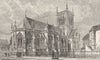 CAMBS. Cambridge. St John's Chapel 1898 old antique vintage print picture