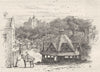 SOMT. Exmoor. Dunster 1898 old antique vintage print picture