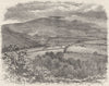 SOMT. Exmoor. Dunkery Beacon 1898 old antique vintage print picture