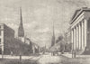 SCOTLAND. Aberdeen. Union Street 1898 old antique vintage print picture