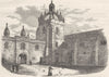 SCOTLAND. Aberdeen. King's College 1898 old antique vintage print picture