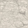HANTS. New Forest, sketch map 1898 old antique vintage plan chart