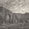HANTS. New Forest. Beaulieu Abbey 1898 old antique vintage print picture