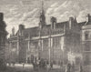 OXON. Oxford. New Examinations school 1898 old antique vintage print picture