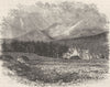 SCOTLAND. Loch Maree. Ben Eay & Kinlochewe Hotel 1898 old antique print