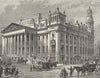 LANCS. Manchester. Royal Exchange 1898 old antique vintage print picture