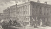 LANCS. Manchester. Mosley Street 1898 old antique vintage print picture