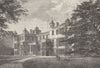 ESSEX. Audley end, west front 1898 old antique vintage print picture