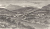 SCOTLAND. Castleton of Braemar 1898 old antique vintage print picture