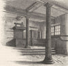 YORKS. Hull. Grammar School 1898 old antique vintage print picture