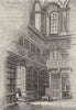 OXON. Blenheim & Woodstock. Library(1870) 1898 old antique print picture