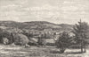 SURREY. Dorking. road to Denbies 1898 old antique vintage print picture