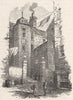SCOTLAND. Dundee. Strathmartine's Lodgings 1898 old antique print picture