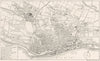 SCOTLAND. Dundee, sketch map 1898 old antique vintage plan chart
