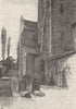 HEREFORD. Abbey Dore Church  1898 old antique vintage print picture