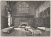 BERKS. Eton. Dining-Hall 1898 old antique vintage print picture