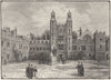 BERKS. Eton. Quad 1898 old antique vintage print picture
