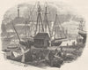 DORSET. Poole Harbour 1898 old antique vintage print picture