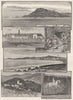 DORSET. Portland(1880) 1898 old antique vintage print picture