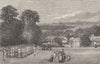 WILTS. Marlborough. College, field 1898 old antique vintage print picture
