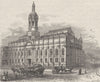 YORKS. Bradford. Technical College 1898 old antique vintage print picture