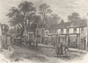 LONDON. Harrow-on-Hill. High Street 1898 old antique vintage print picture