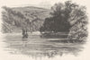 DEVON. Dart at Waynfleet 1898 old antique vintage print picture
