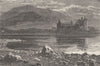 SCOTLAND. Great Glen of. Kilchurn Castle 1898 old antique print picture