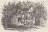 LEICS. Leicester. Castle view 1898 old antique vintage print picture