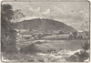 SHROPS. Wrekin, from Charlton 1898 old antique vintage print picture