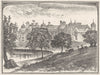 WARCS. Charlecote 1898 old antique vintage print picture