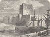IRELAND. Antrim. Carrickfergus Castle 1898 old antique vintage print picture