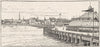 HANTS. Southampton. New Royal Pier 1898 old antique vintage print picture