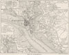 HANTS. Southampton, sketch map 1898 old antique vintage plan chart