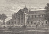 HANTS. Southampton. Romsey Abbey 1898 old antique vintage print picture
