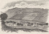 DORSET. Dorchester. Maiden Castle 1898 old antique vintage print picture