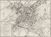 KENT. Canterbury, sketch map 1898 old antique vintage plan chart