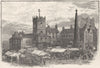YORKS. Richmond, Swale. market, Day, Trinity Church 1898 old antique print