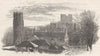 YORKS. 3 Towers, Richmond 1898 old antique vintage print picture