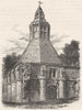 SOMT. Glastonbury. Abbot's Kitchen 1898 old antique vintage print picture