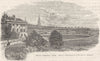SOMT. Bath. Royal Crescent 1898 old antique vintage print picture
