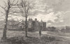 STAFFS. Beaudesert 1898 old antique vintage print picture