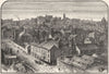 LANCS. Lancaster 1898 old antique vintage print picture