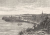 WALES. South Pembrokeshire. Tenby 1898 old antique vintage print picture