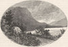 IRELAND. Connaught. pass of Kylemore 1898 old antique vintage print picture