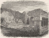 IRELAND. Connaught. Cong Abbey 1898 old antique vintage print picture