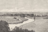 BUCKS. Great Marlow, from Quarry Woods 1898 old antique vintage print picture