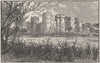 SUSSEX. Bodiam Castle 1898 old antique vintage print picture
